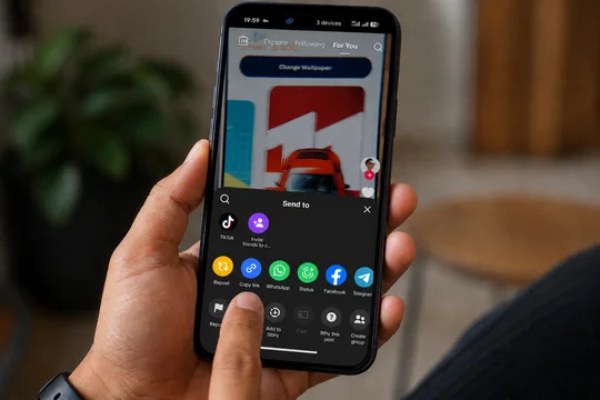 Copy TikTok Link